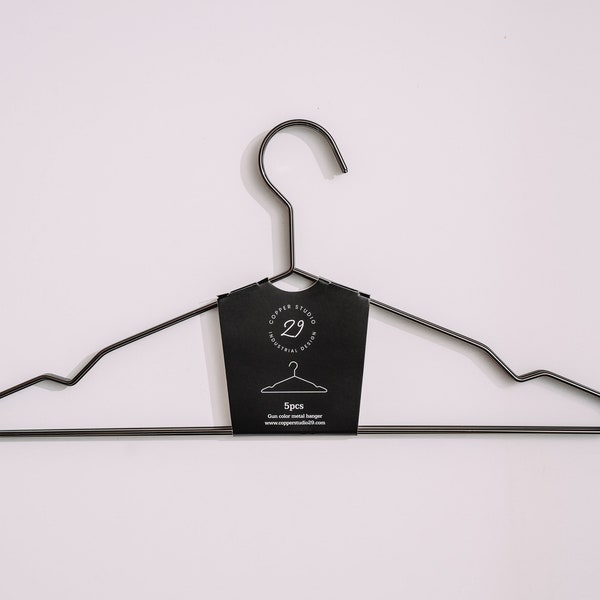 Wire coat hangers set of 5/10/20 | Black clothes hangers | Metal wire hangers