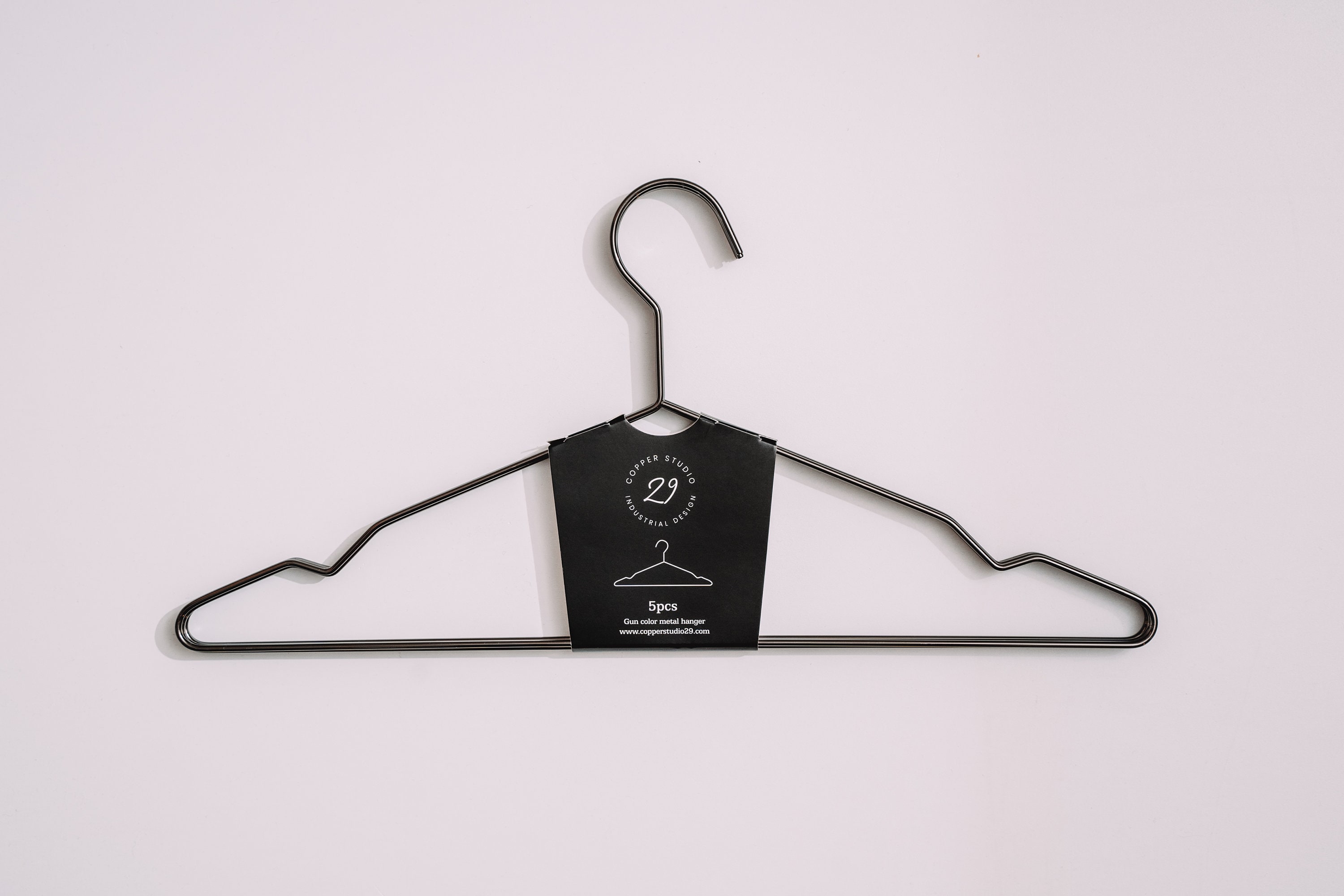 Wire Coat Hangers Set of 5/10/20 Black Clothes Hangers Metal Wire Hangers 