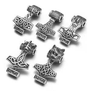 Stainless Steel Viking Axe Style Connector Hole 12*4mm for DIY Bracelet Findings Men Jewelry Making Connect Parts