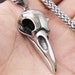 GTHIC Stainless Steel Crow Skull Ring Raven Punk Gothic Jewelry - TikTok