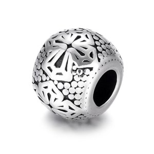 Stainless Steel Beads Dumn with Cross 5.5mm Hole Metal European Bead Bracelet Making Charms DIY Jewelry Supplies