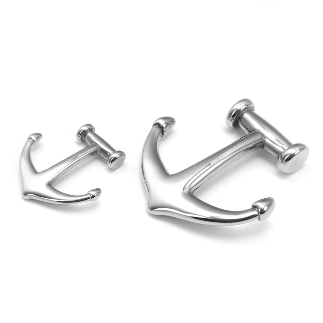 2pcs 316L Stainless Steel Anchor Hooks Bracelet Jewelry Making Etsy