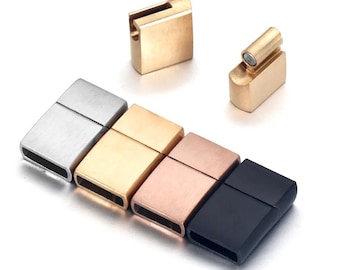 Stainless Steel Magnetic Clasp: DIY Bracelet Jewelry (10x3mm Hole, 8x3mm Hole Available)