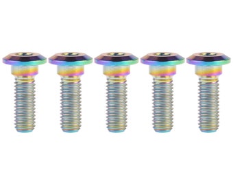 Lega Titanio TC4 Bulloni Titanio M8 X 22mm Per Suzuki - Viti Freno - Foto 7