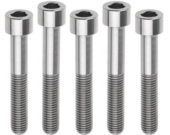 Vis Titane M5 X 30mm Tête Conique Pour Tige De Selle Vélo - Uxcell (Neuf)