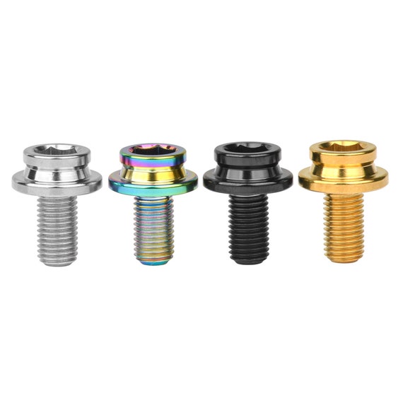 thumbnail image 2 of M8x15mm Titanium Ti Bicycle Screw Chain Wheel Crank Bolt Extractor – 1 Pair/2Pcs, GR5 Alloy 2 of 5