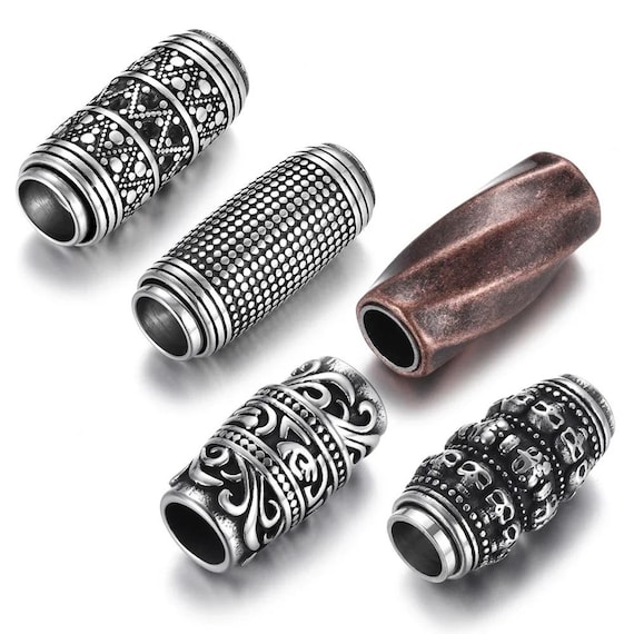 Stainless Steel Magnetic Clasp: 8mm Hole, Mirror Finish