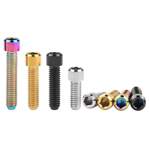 Titanium Bolt Allen Key M4X10 13.5 15 20 25mm Srews for Bicycle Thumb Shifter Rear front Derailleur Adjustment Bolts