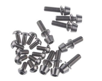 thumbnail interactive-video image 1 of 4 X Headboard Bolts With Fitted Plastic Washers – M8 X 50mm For Divan Bed Base 1 of 2
