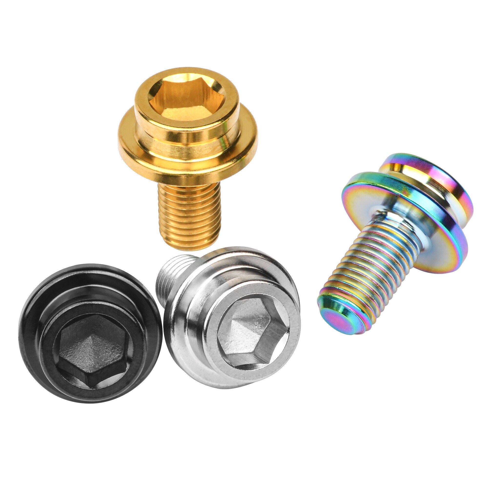 Bulloni Vite R1 In Titanio M6 X 20mm Grado 5 - Confezione Da 4 Pezzi