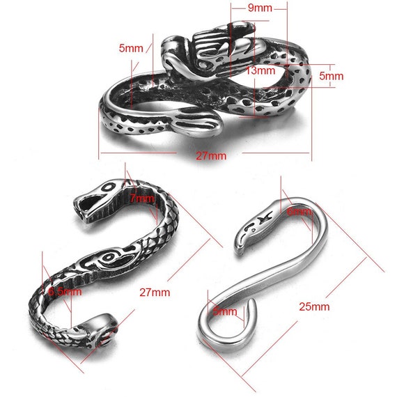 10PCS Chiusure Magnetiche Per Cordini - Nero 4MM | Per Bracciali, Collane Fai Da Te - Foto 2