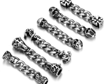 Stainless Steel Animal Chain Connector: DIY Beaded Bracelet Finding