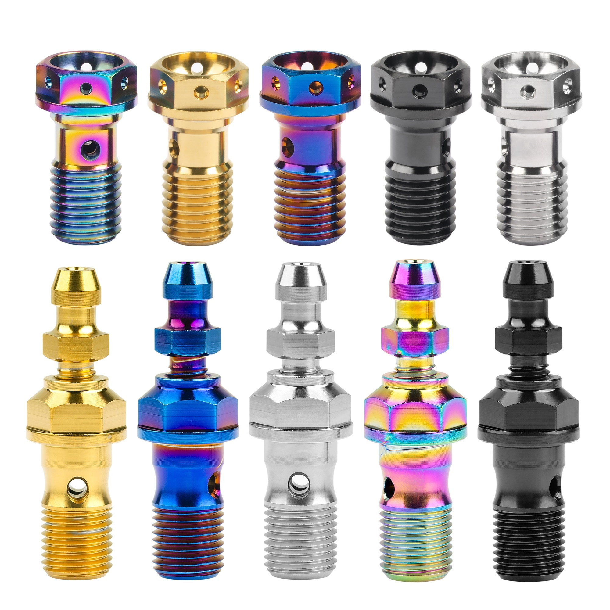 Boulons En Titane Pour étrier Frein à Disque - Compatibles XTR Ultegra M985 R8070 - Fixation Légère Et Solide