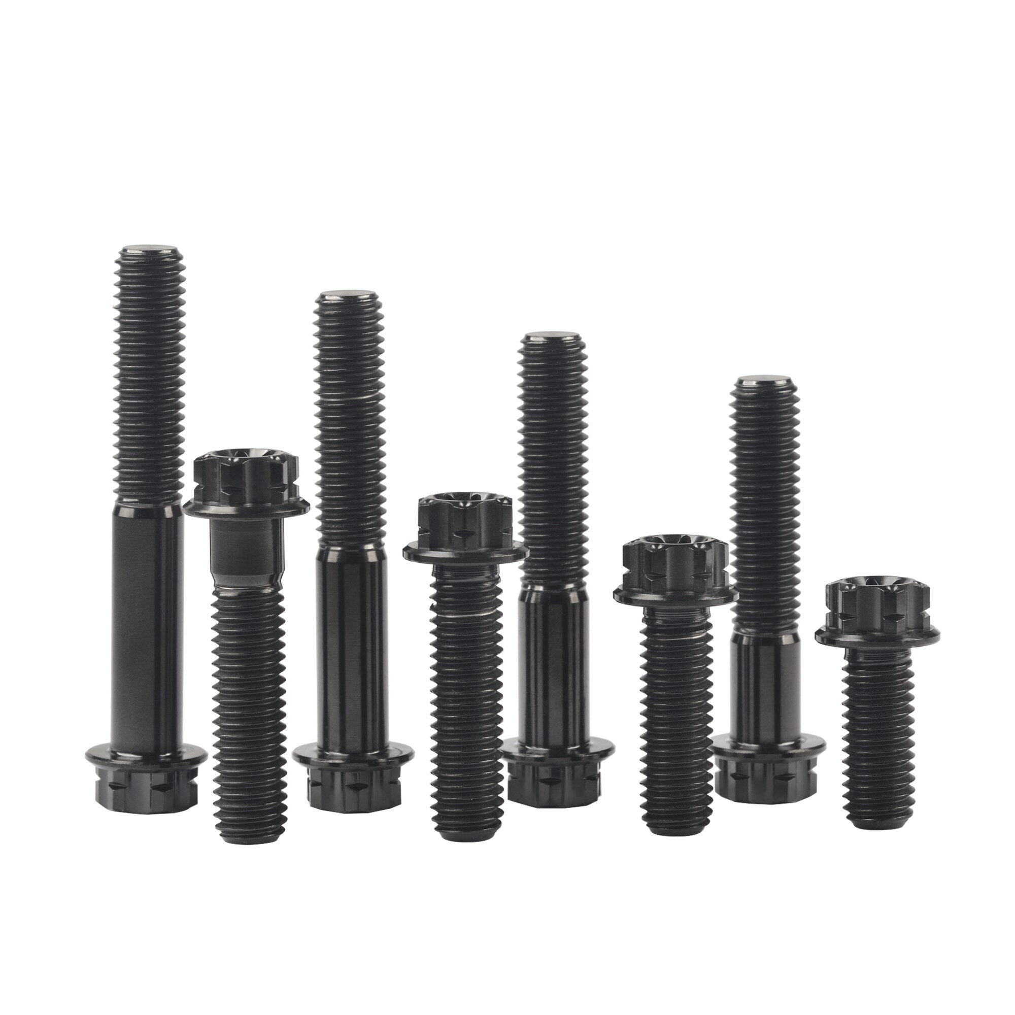 Viti in titanio bulloni testa flangia M10x15-90 mm T50 passo torx 1,25 Viti in titanio bulloni testa flangia M10x15-90 mm T50 passo torx 1,25