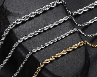 Collar De Cuerda De Cera De 46cm De Longitud, 10 Uds., Cadenas