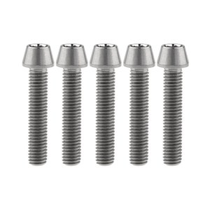 5pcs M8x40mm Titanium Bolts Inner Hexagon Full Thread Screw for Bicycle Motorcycle Fasteners