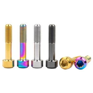 M5x23mm Titanium Ti Bolt For Shimano XT Brake handle Oil Cap Bike Bicycle Screws Bolts 1 Pcs