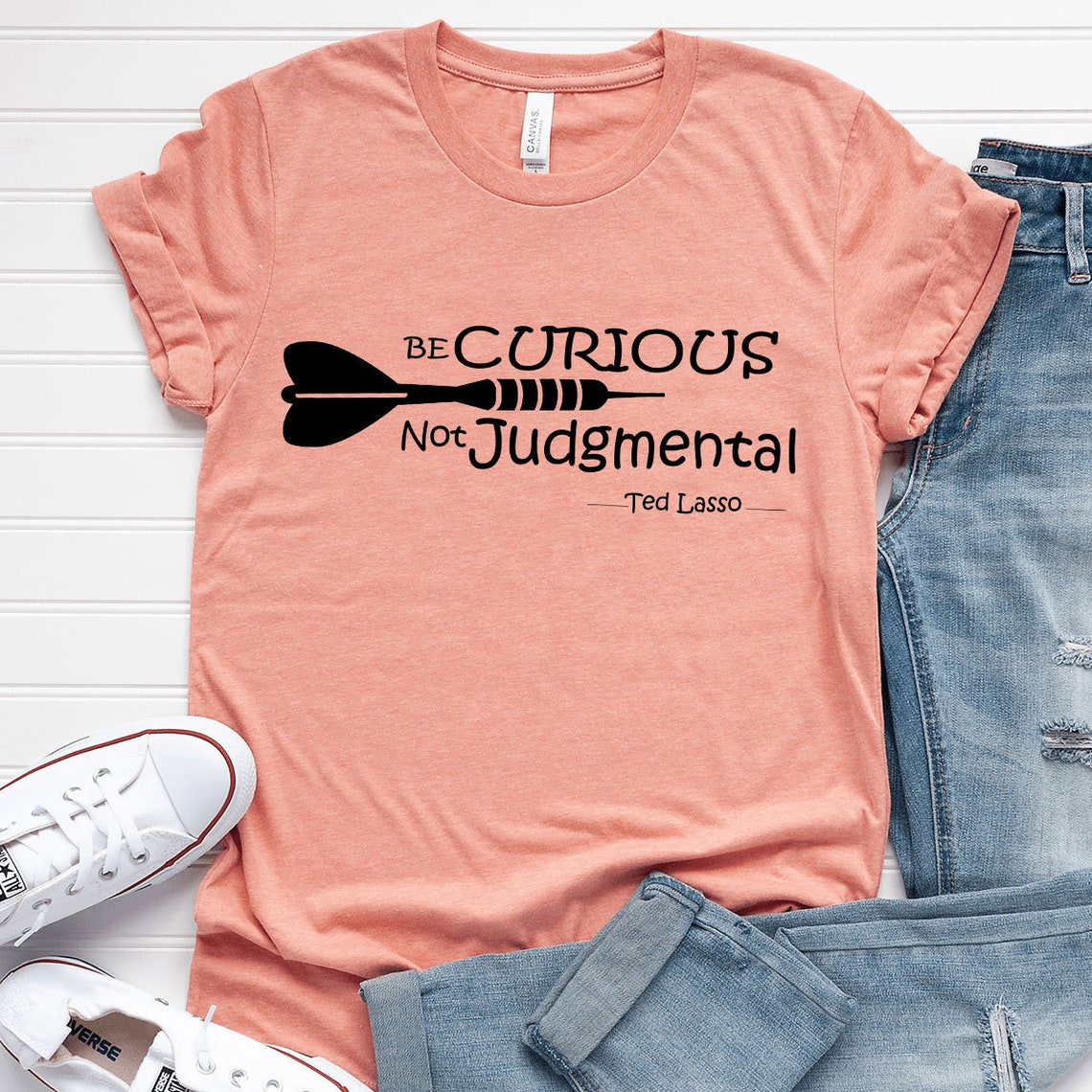 Be Curious Not Judgmental ted Lasso T-shirt | Etsy