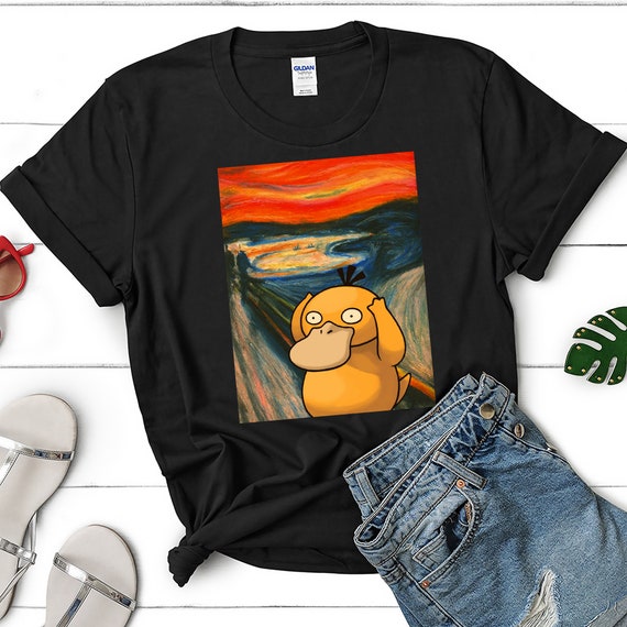 Funny Screaming Psyduck Vintage 