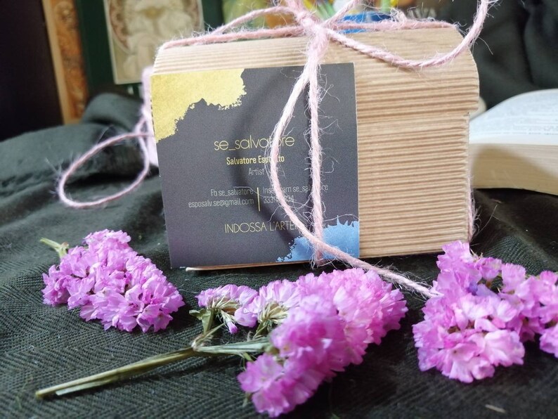 Maxi brass and amethyst earrings in gift box