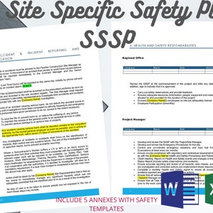 SSSP (Site Specific Safety Plan)