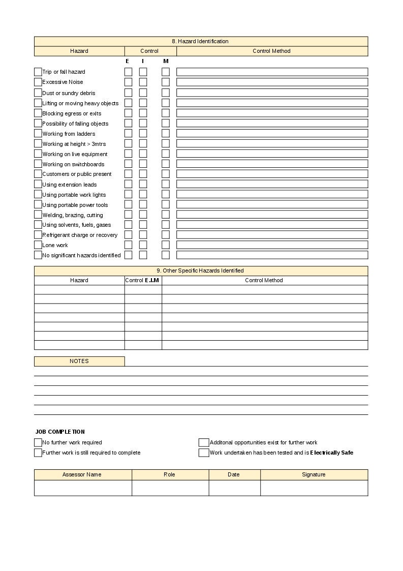 Health and Safety Site Inspection, Project Management Etsy UK