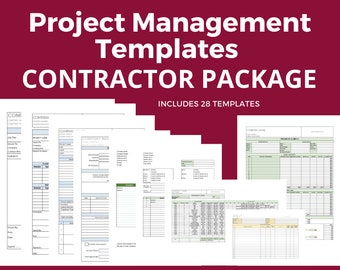 FULL Contractor Project Management Package
