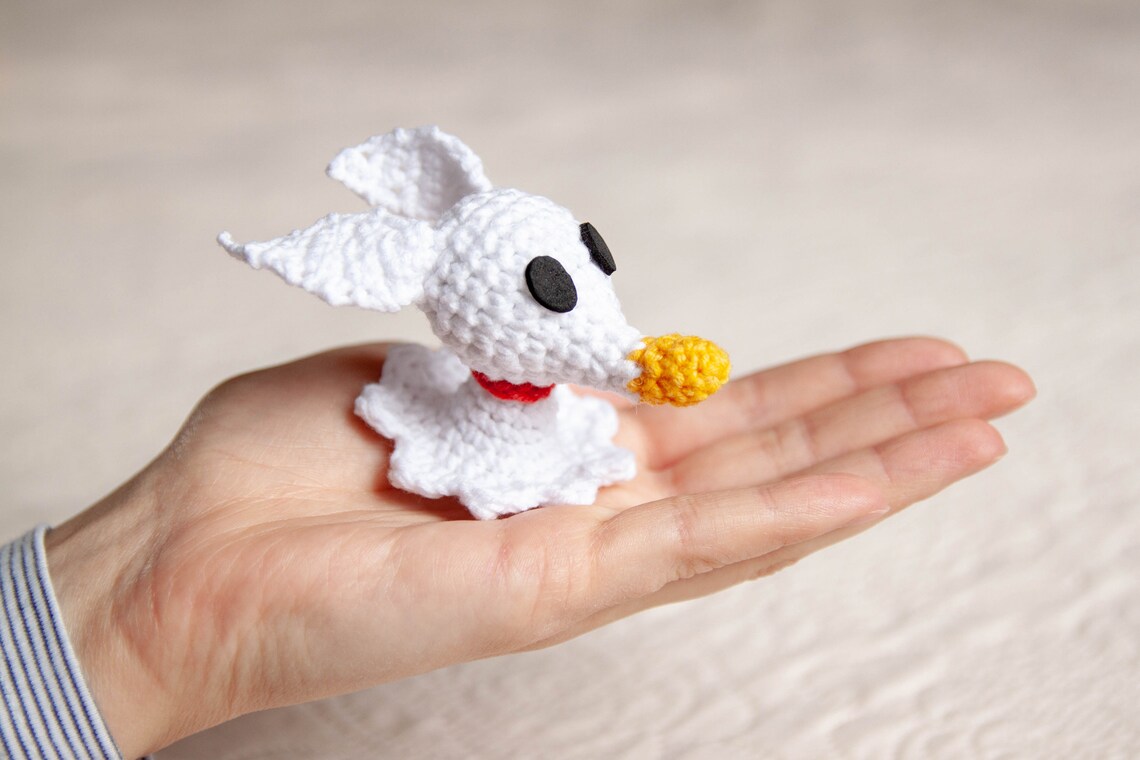 Crochet Pattern Zero Inspired Lovey Pattern Only Ghost Dog Etsy