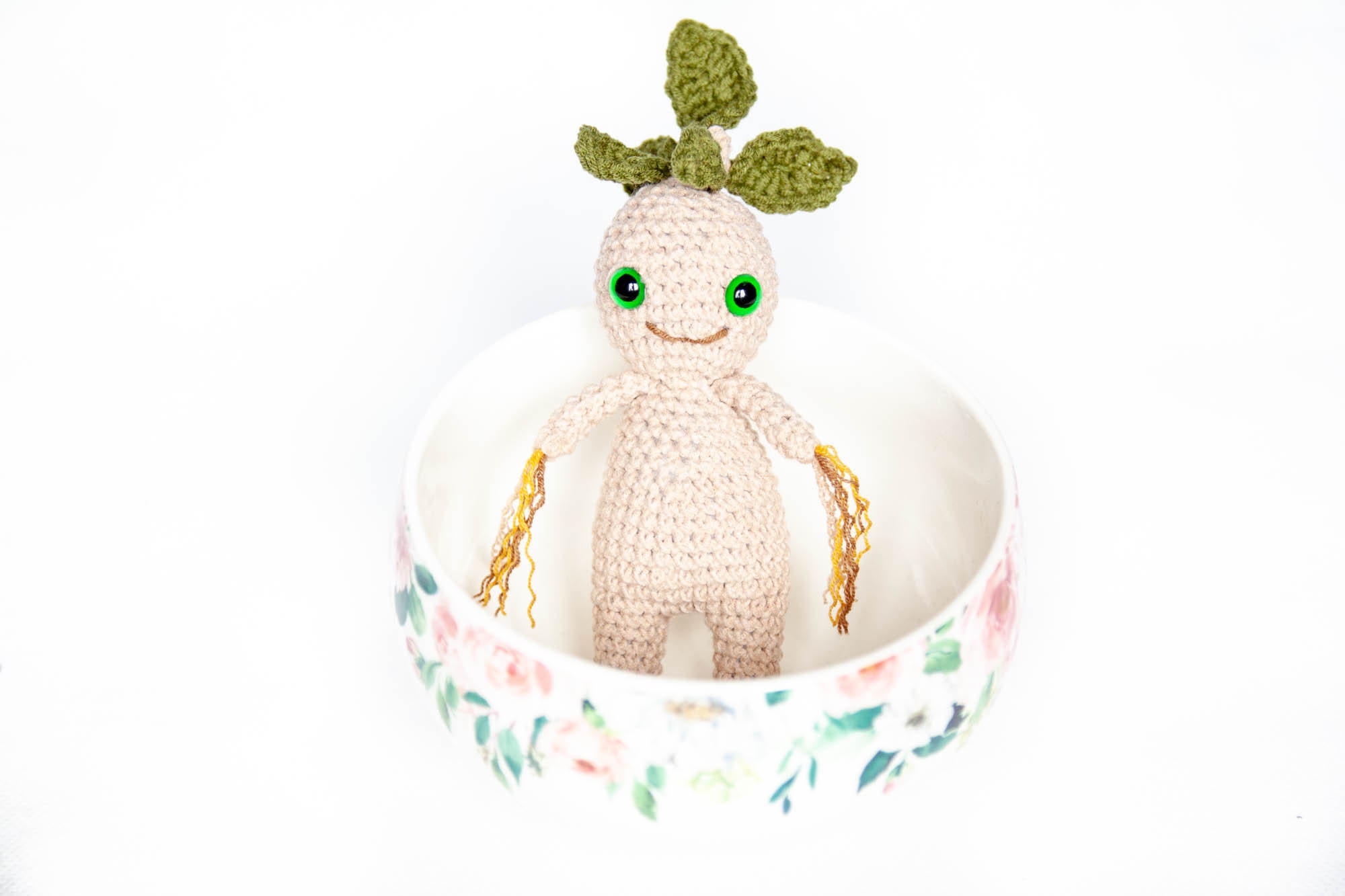 Pattern Crochet Baby Mandrake Root Kawaii Crochet Toy Pattern Amigurumi  Plant Mandrake Halloween Wit on Luulla