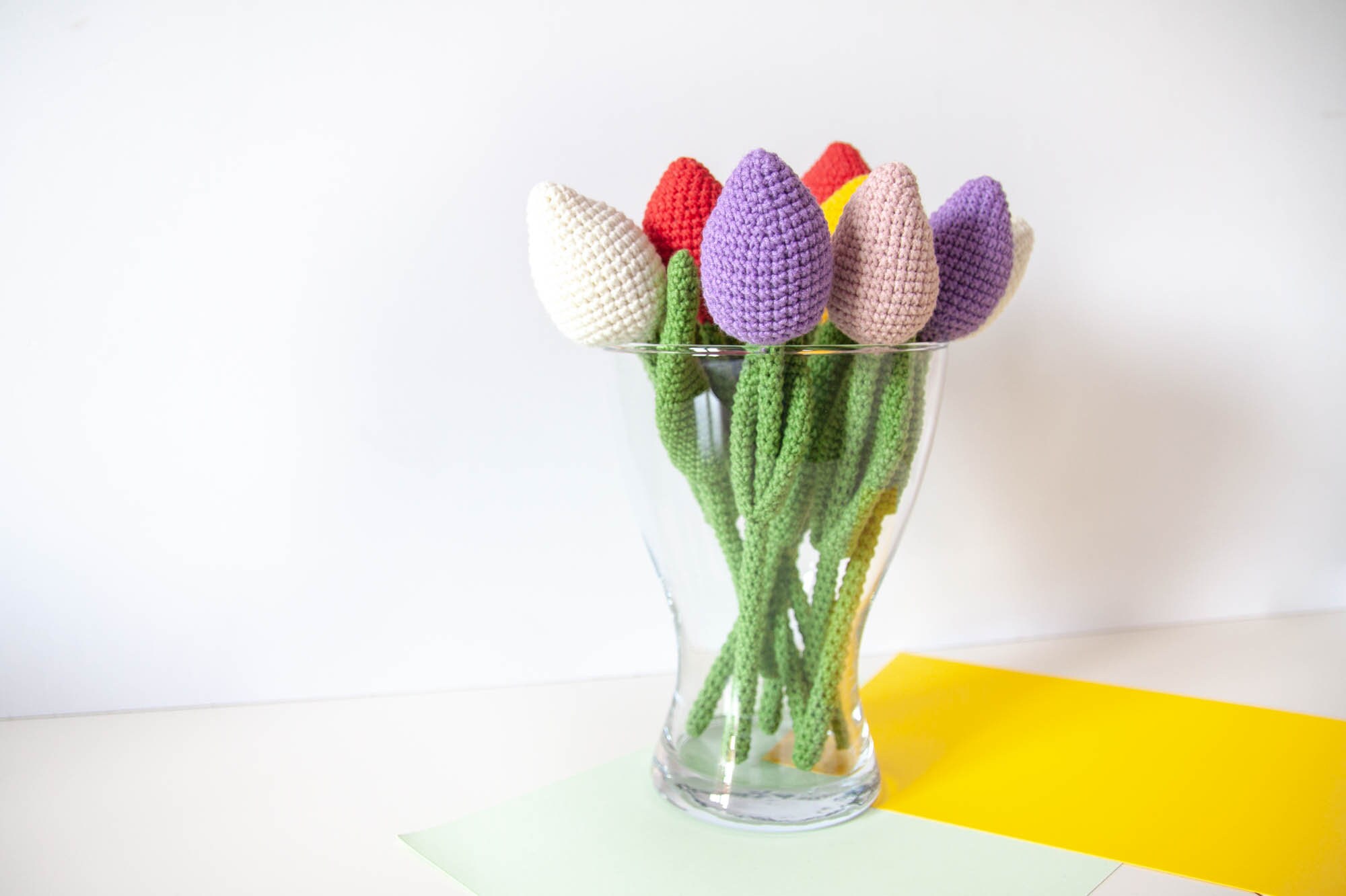 Tulip Crochet Pattern. Amigurumi Flower Tutorial. ToysTaty - Inspire Uplift