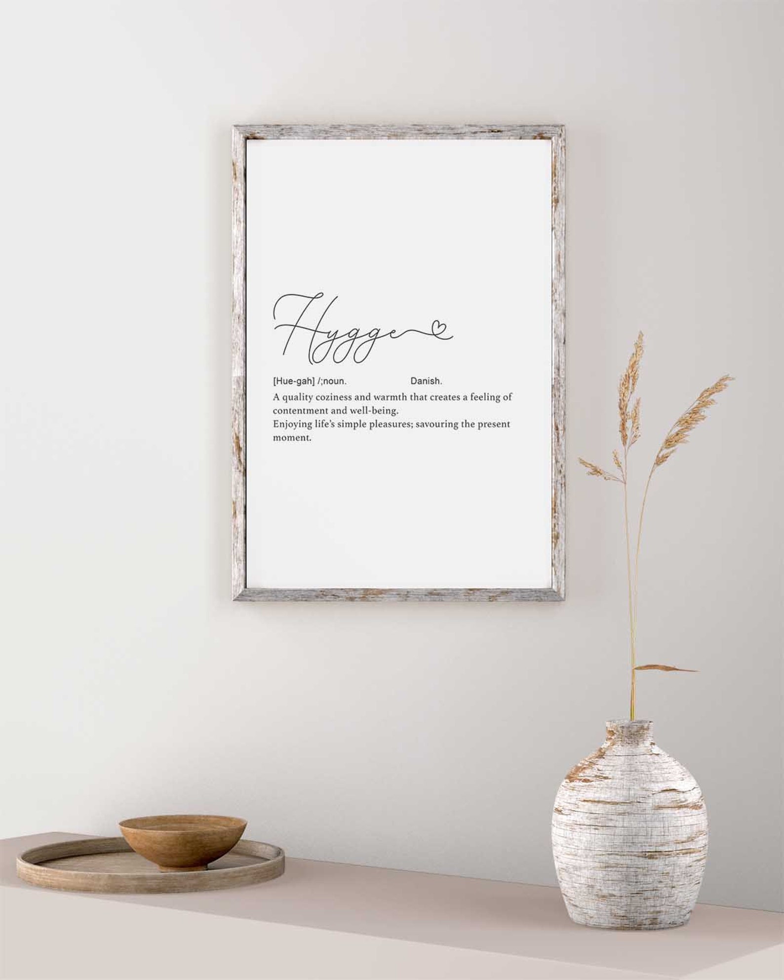 Hygge Danish Definition Sign QuotePrintable Digital | Etsy