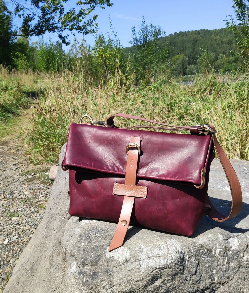 fold over backpack purse