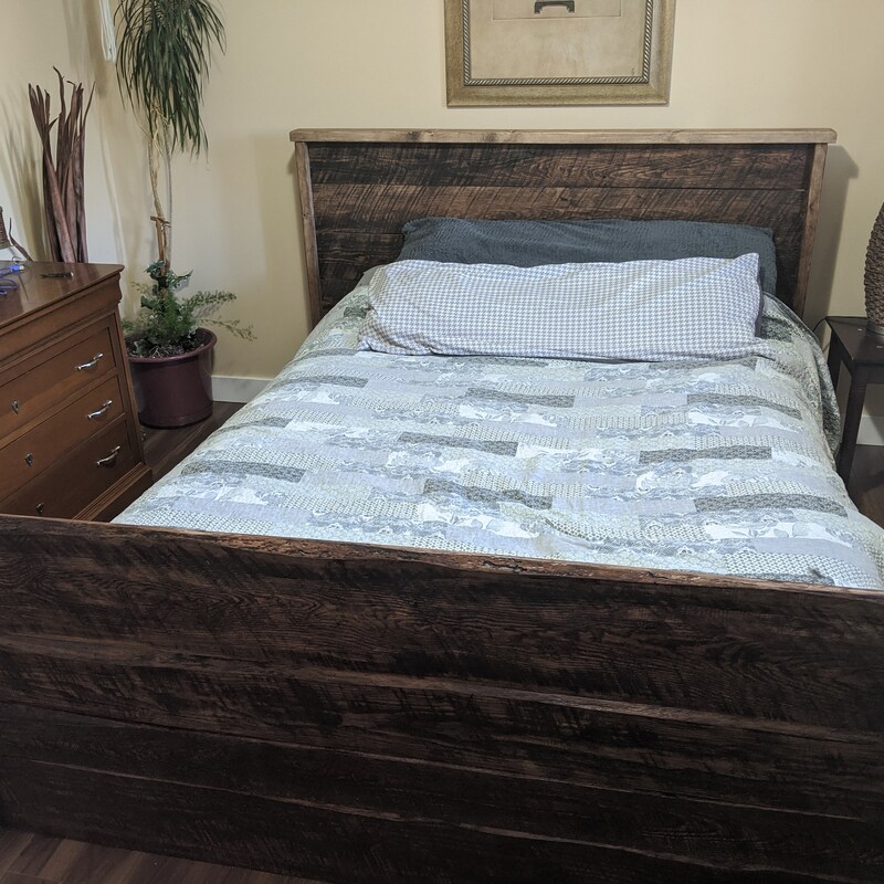 Rustic King Bed Frame - Etsy