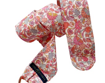 Cinturón de tela pequeño mágico con estampado Liberty London y anilla en D Tana Lawn