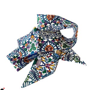 Liberty London Cotton Scarf: Morris Allotment Print