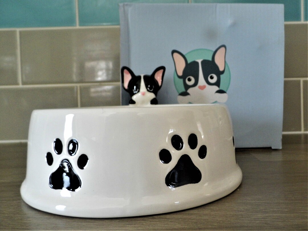 Dog Squad French Bulldog Food Bowl.food Bowlceramic Etsy