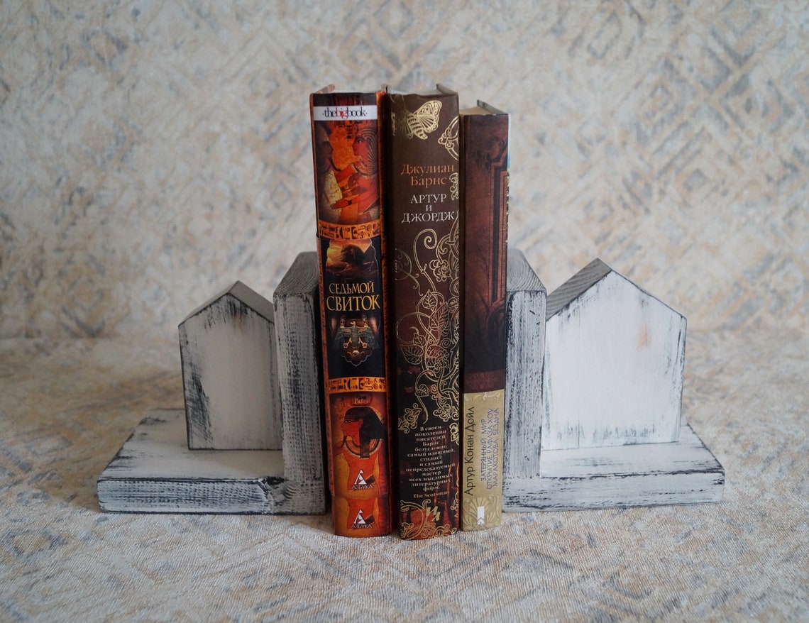 Book ends vintage Book stopper Book organizer for desk Etsy