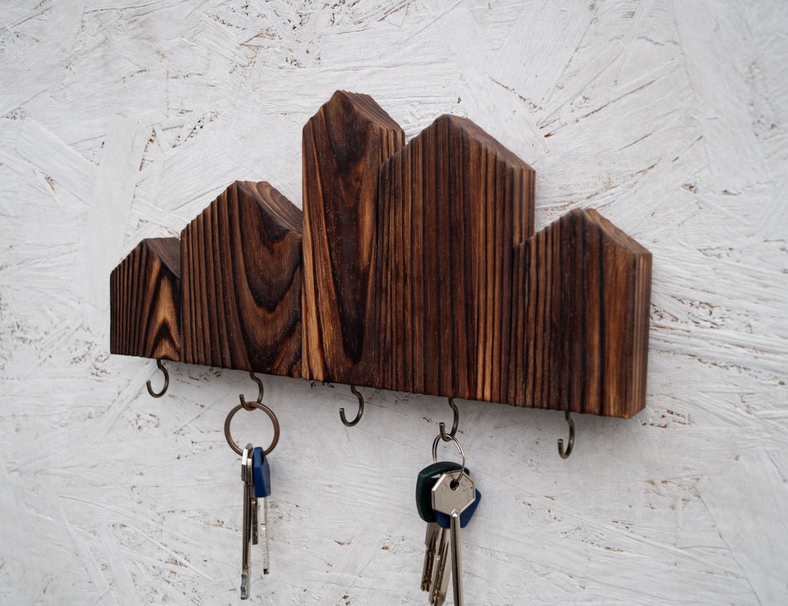 wooden key holder single