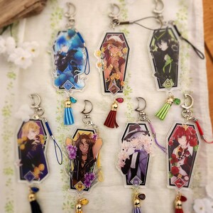 Twisted Wonderland- Dorm Leader 3.5" Flower Charms image 2