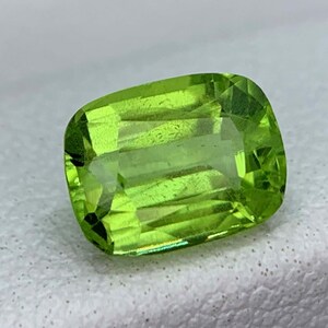Natural Peridot Gemstone, Top Color Peridot Loose Gemstone From Pakistan -     1.39 carats   7*5*3.5 mm