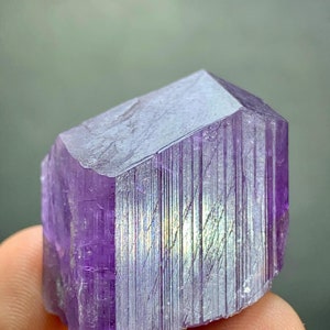 Lovely Purple Colour Transparent Flourescent scopolite Crystal From Badakshan Mine Afghanistan,Scapolite Specimen,Scapolite Mineral.29 Grams
