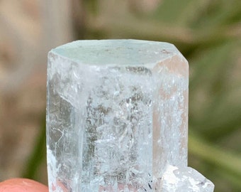 12 gramos de cristal de aguamarina de color azul cielo natural, aguamarina cruda, aguamarina de Skardu Pakistán.