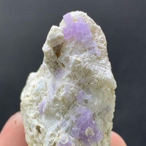 Natural Purple Colour Apatite on Matrix Specimen From Afghanistan Mine,Purple Apatite,Apatite Crystal,29 Gram