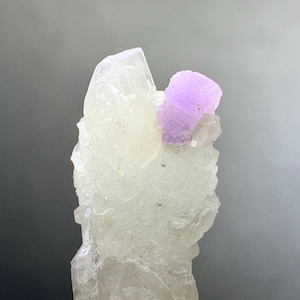 Natural Purple Colour Apatite With Quartz Albite Combined Specimen From Afghanistan Mine,Purple Apatite,Apatite Crystal.7 Grams