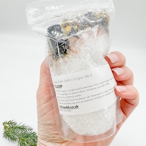 Ritual Bath Salts with Pure Essential Oil and Healing Crystal image 8