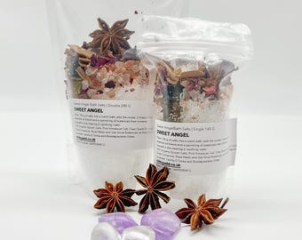 Ritual Bath Salts: Essential Oils & Crystal Healing, Handmade
