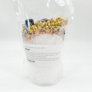 Ritual Bath Salts with Pure Essential Oil and Healing Crystal image 6