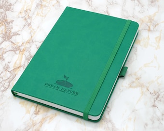 Steinpapier Notizbuch, umweltfreundliches Notizbuch, A5 Notizbuch, gepunktetes Notizbuch, wasserdichtes Papier, PU-Leder