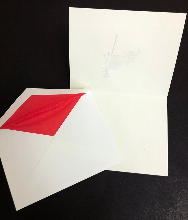 American Flag Writing Sheets With Red Lined Envelopes Etsy