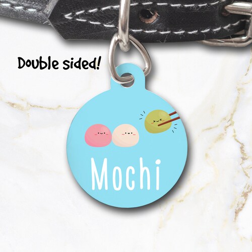Dog Tag Cat Tag Mochi Double Sided 